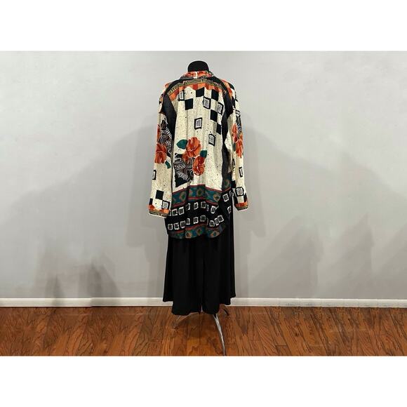 Componix Kimono and Skirt Art Deco Set Size Large/ 14 VINTAGE VTG - Picture 2 of 16